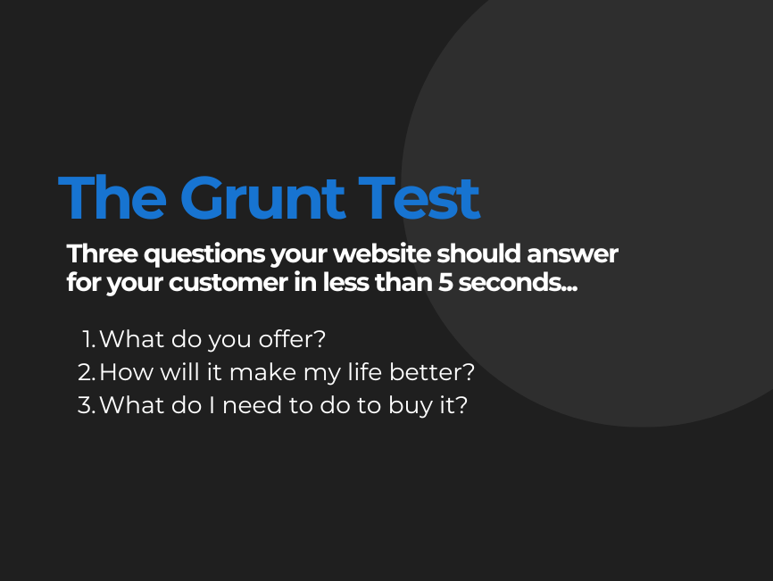 The Grunt Test